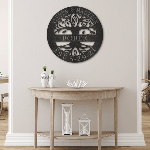 Custom Elaborate Tree Of Life Wall Art